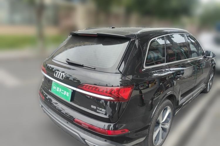 Used Audi Q7 2020 55 TFSI quattro S line sports model Rear Right 45 Deg