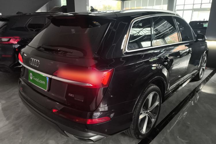 Used Audi Q7 2020 55 TFSI quattro S line sports model Rear Right 45 Deg