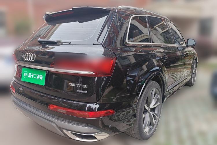 Used Audi Q7 2020 55 TFSI quattro S line sports model Rear Right 45 Deg
