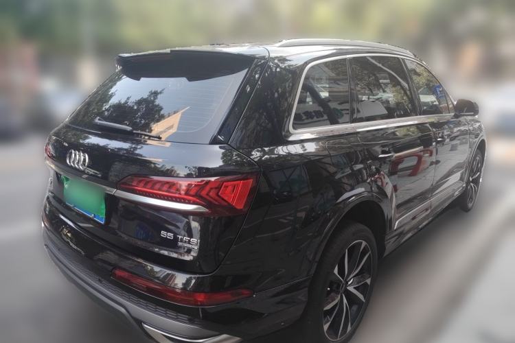 Used Audi Q7 2020 55 TFSI quattro S line sports model Rear Right 45 Deg