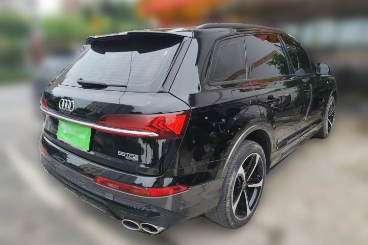 Used Audi Q7 2020 55 TFSI quattro S line Prestige Edition Rear Right 45 Deg
