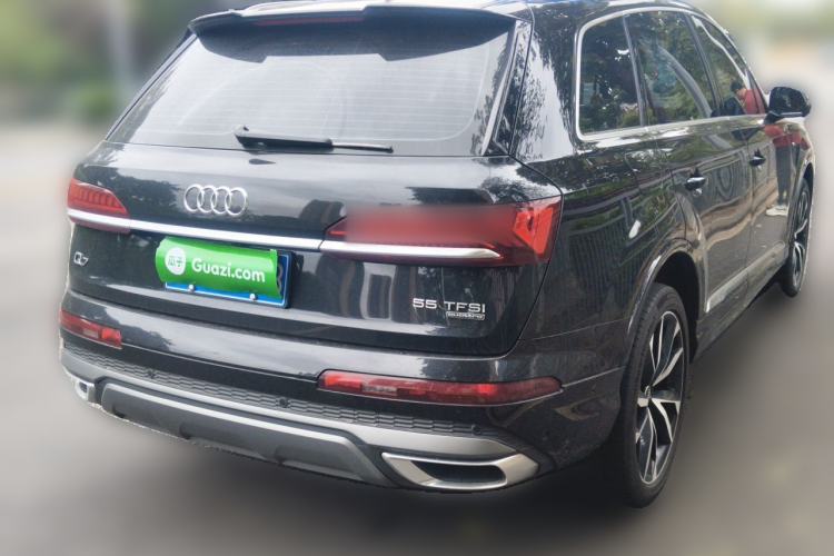 Used Audi Q7 2020 55 TFSI quattro S line sports model Rear Right 45 Deg