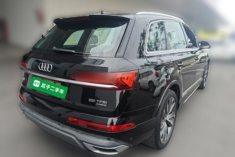 Used Audi Q7 2020 55 TFSI quattro S line sports model Rear Right 45 Deg