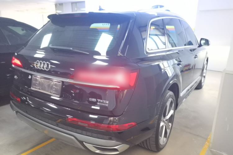 Used Audi Q7 2020 55 TFSI quattro S line sports model Rear Right 45 Deg