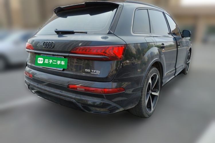 Used Audi Q7 2020 55 TFSI quattro S line sports model Rear Right 45 Deg
