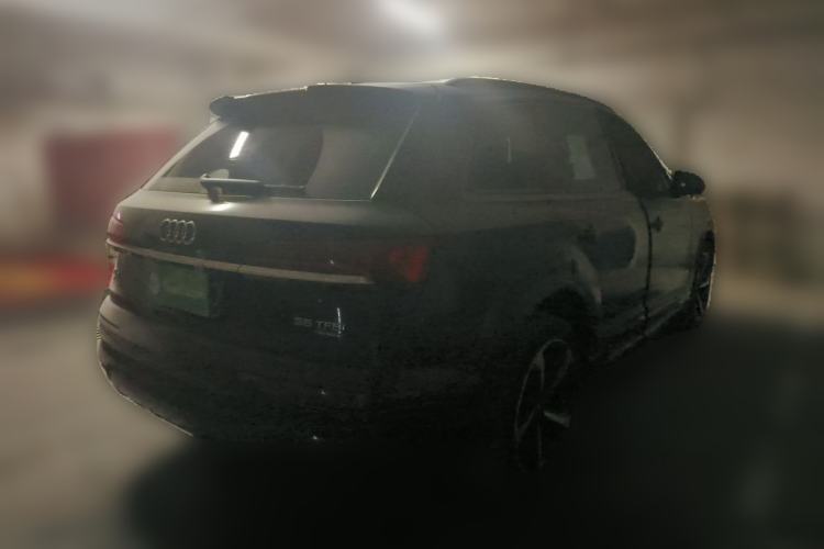 Used Audi Q7 2020 55 TFSI quattro Black Warrior Exclusive Edition Rear Right 45 Deg