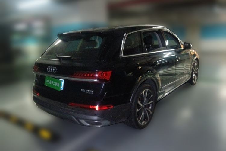 Used Audi Q7 2020 55 TFSI quattro S line sports model Rear Right 45 Deg