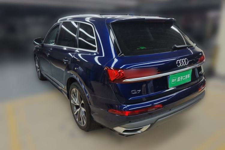 Used Audi Q7 2020 55 TFSI quattro S line sports model Rear Left 45 Deg