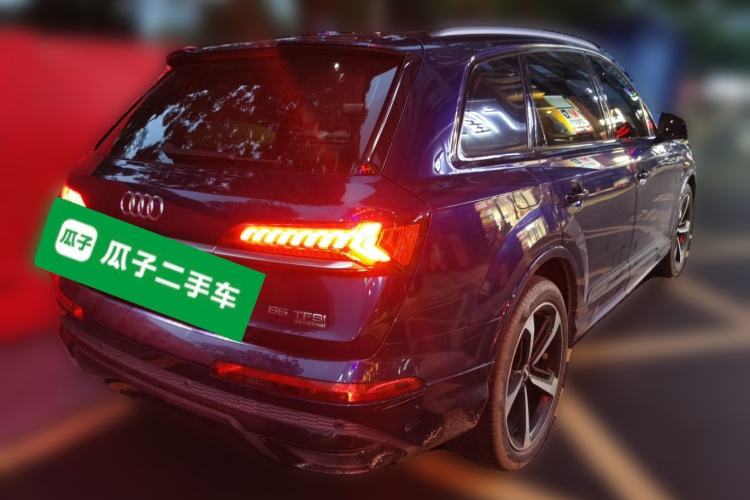 Used Audi Q7 2020 55 TFSI quattro S line sports model Rear Right 45 Deg