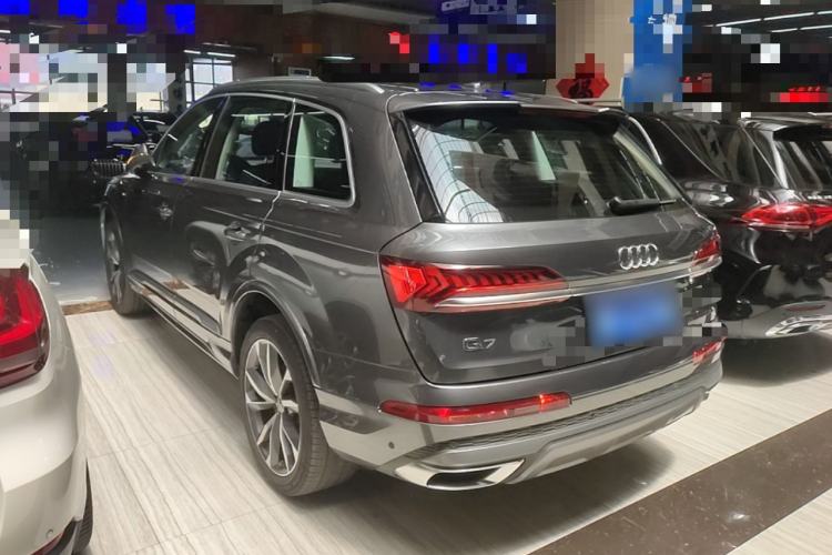 Used Audi Q7 2020 55 TFSI quattro S line sports model Rear Left 45 Deg