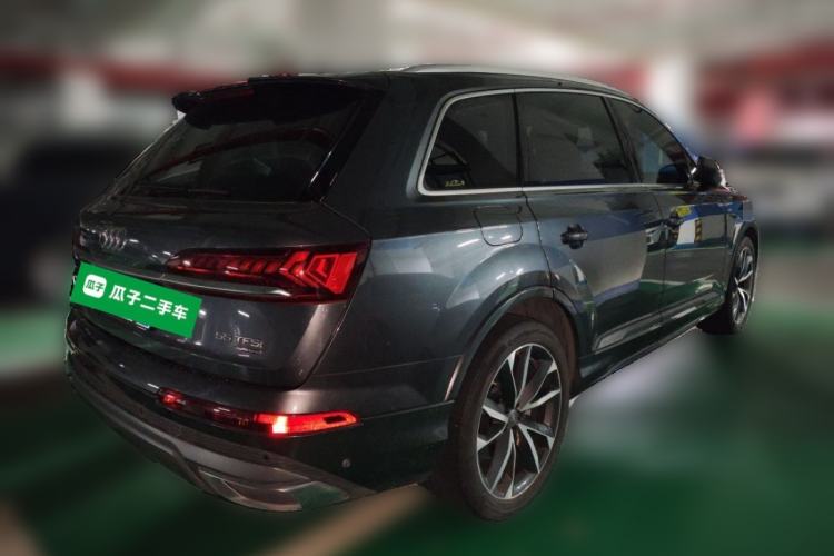 Used Audi Q7 2020 55 TFSI quattro S line sports model Rear Right 45 Deg