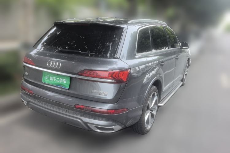 Used Audi Q7 2020 55 TFSI quattro S line sports model Rear Right 45 Deg