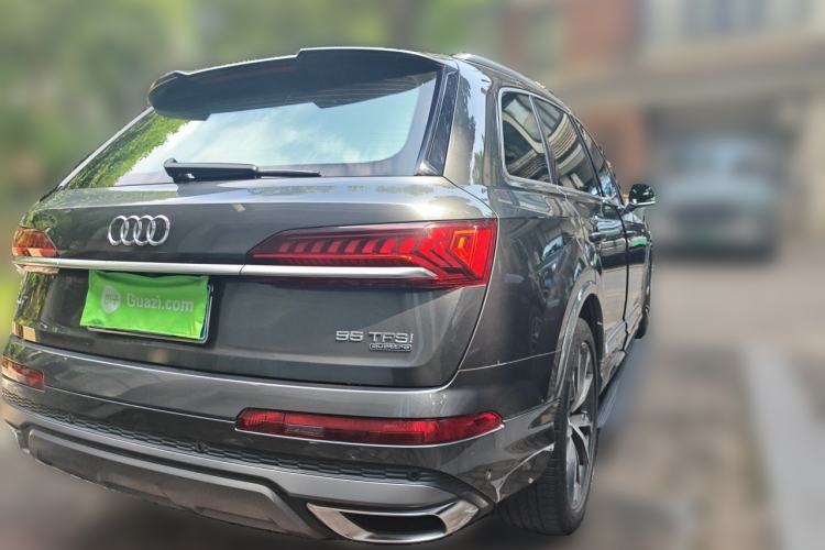 Used Audi Q7 2020 55 TFSI quattro S line sports model Rear Right 45 Deg