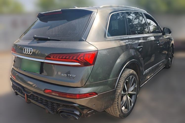 Used Audi Q7 2020 55 TFSI quattro S line sports model Rear Right 45 Deg
