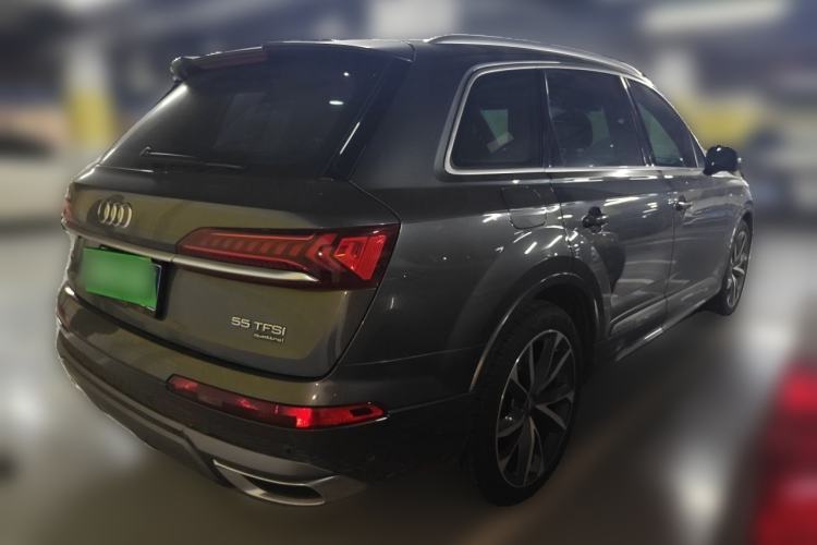 Used Audi Q7 2020 55 TFSI quattro S line sports model Rear Right 45 Deg