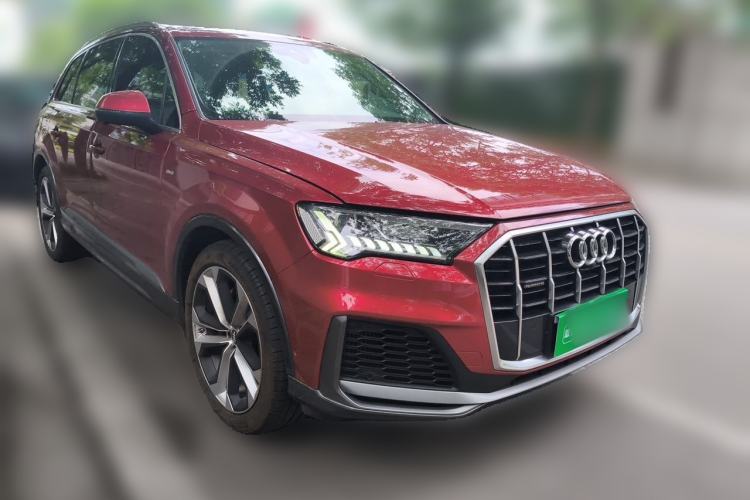 Used Audi Q7 2020 55 TFSI quattro S line sports model Front Right 45 Deg