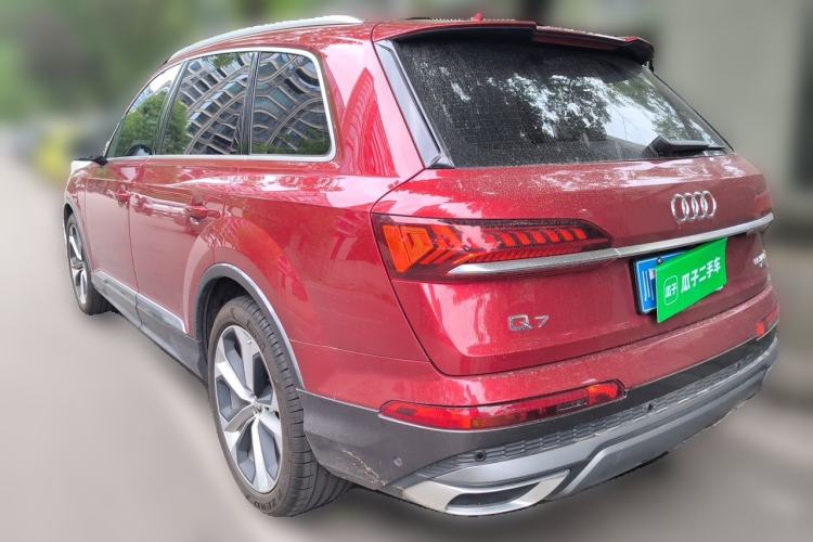 Used Audi Q7 2020 55 TFSI quattro S line sports model Rear Left 45 Deg