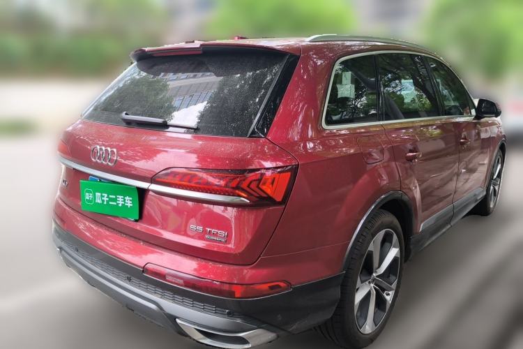 Used Audi Q7 2020 55 TFSI quattro S line sports model Rear Right 45 Deg