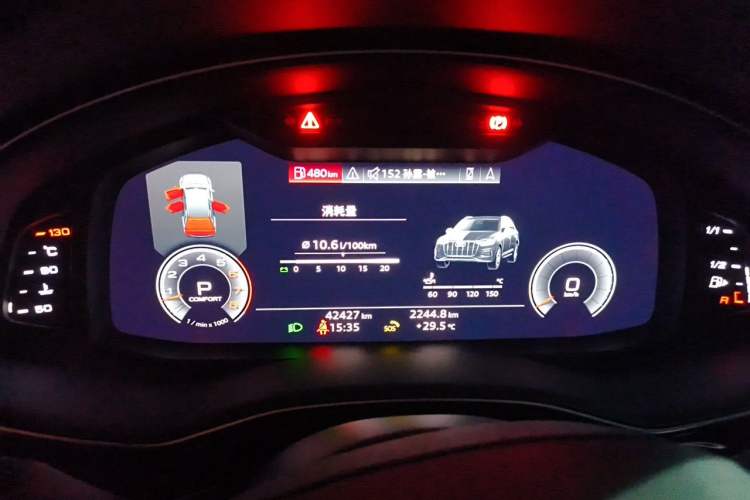 Used Audi Q7 2020 55 TFSI quattro S line sports model Instrument Cluster