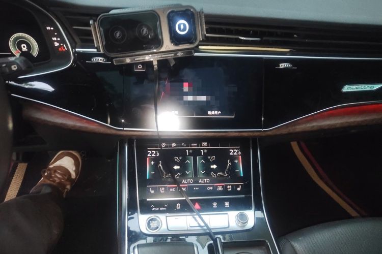 Used Audi Q7 2021 55 TFSI quattro S line Sport model Audio And AC Panel
