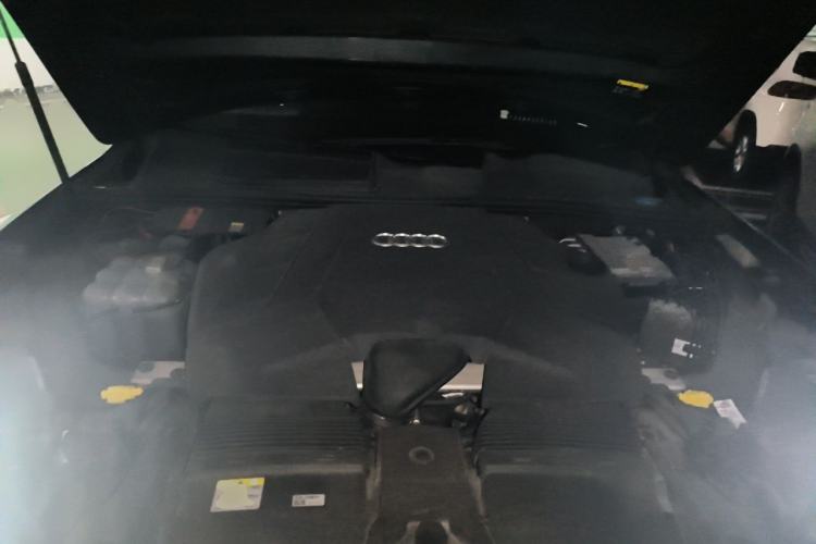 Used Audi Q7 2021 55 TFSI quattro S line Sport model Engine Bay