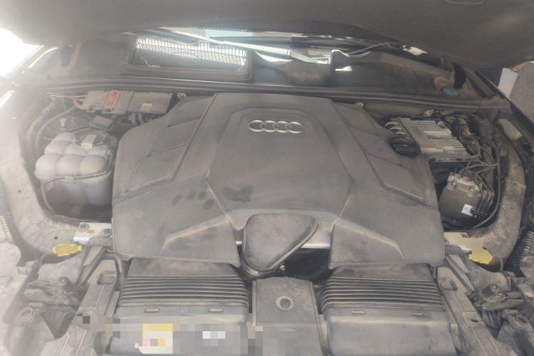 Used Audi Q7 2021 45 TFSI quattro S line Sport model Engine Bay