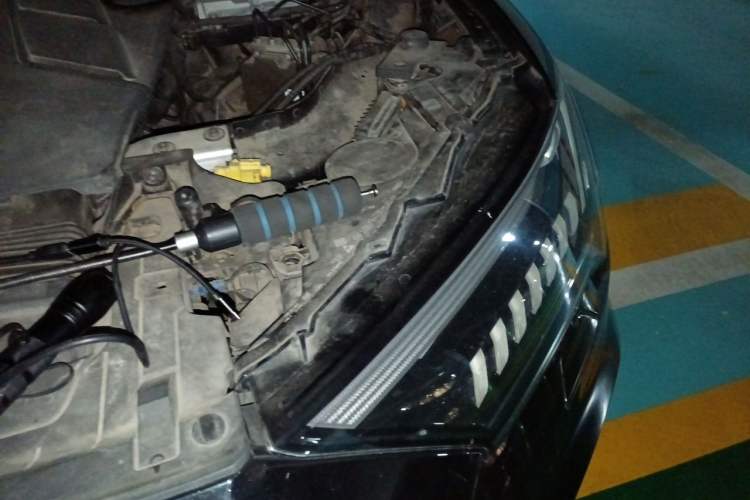 Used Audi Q7 2021 55 TFSI quattro S line Sport model Engine Bay Left