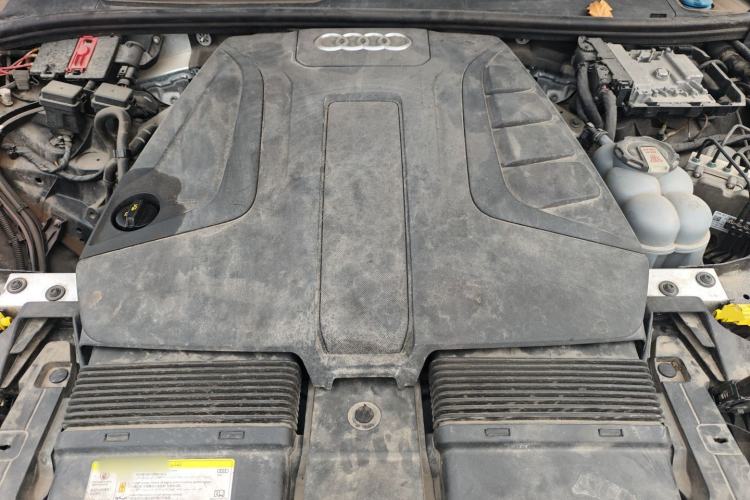 Used Audi Q7 2021 45 TFSI quattro S line Sport model Engine Bay
