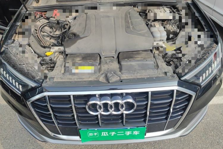 Used Audi Q7 2021 45 TFSI quattro S line Sport model Engine Bay