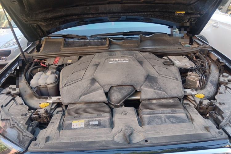 Used Audi Q7 2021 55 TFSI quattro S line Sport model Engine Bay