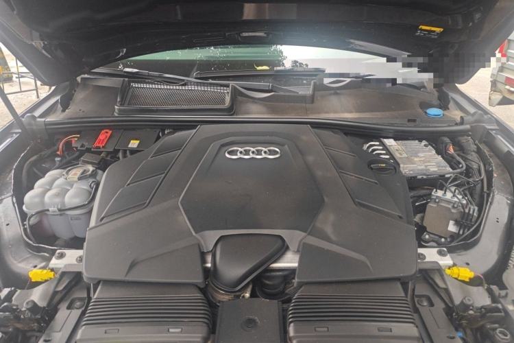 Used Audi Q7 2021 55 TFSI quattro S line Sport model Engine Bay