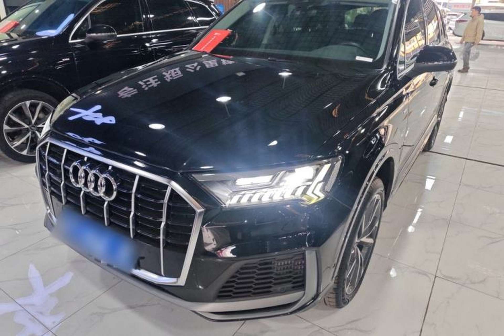 Used Audi Q7 2021 55 TFSI quattro S line Sport model Front Left 45 Deg