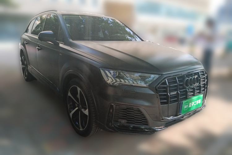 Used Audi Q7 2021 55 TFSI quattro S line Sport model Front Right 45 Deg