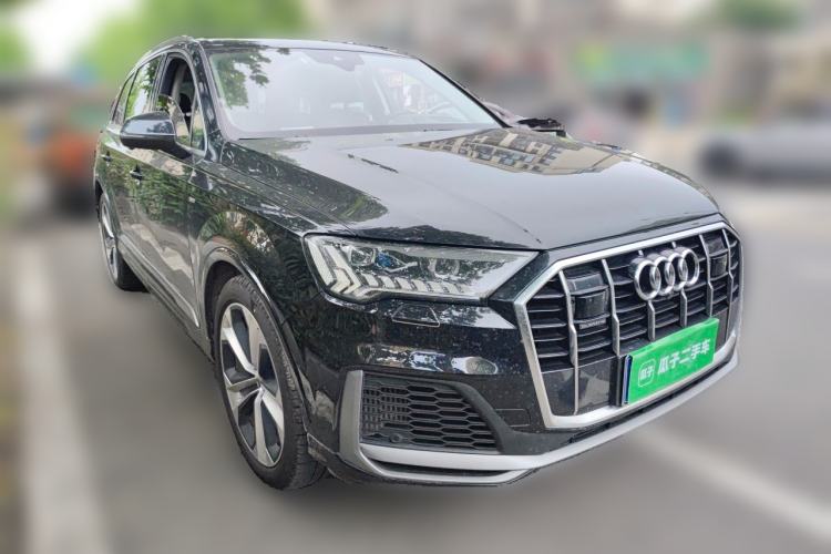 Used Audi Q7 2021 55 TFSI quattro S line Prestige Edition Front Right 45 Deg