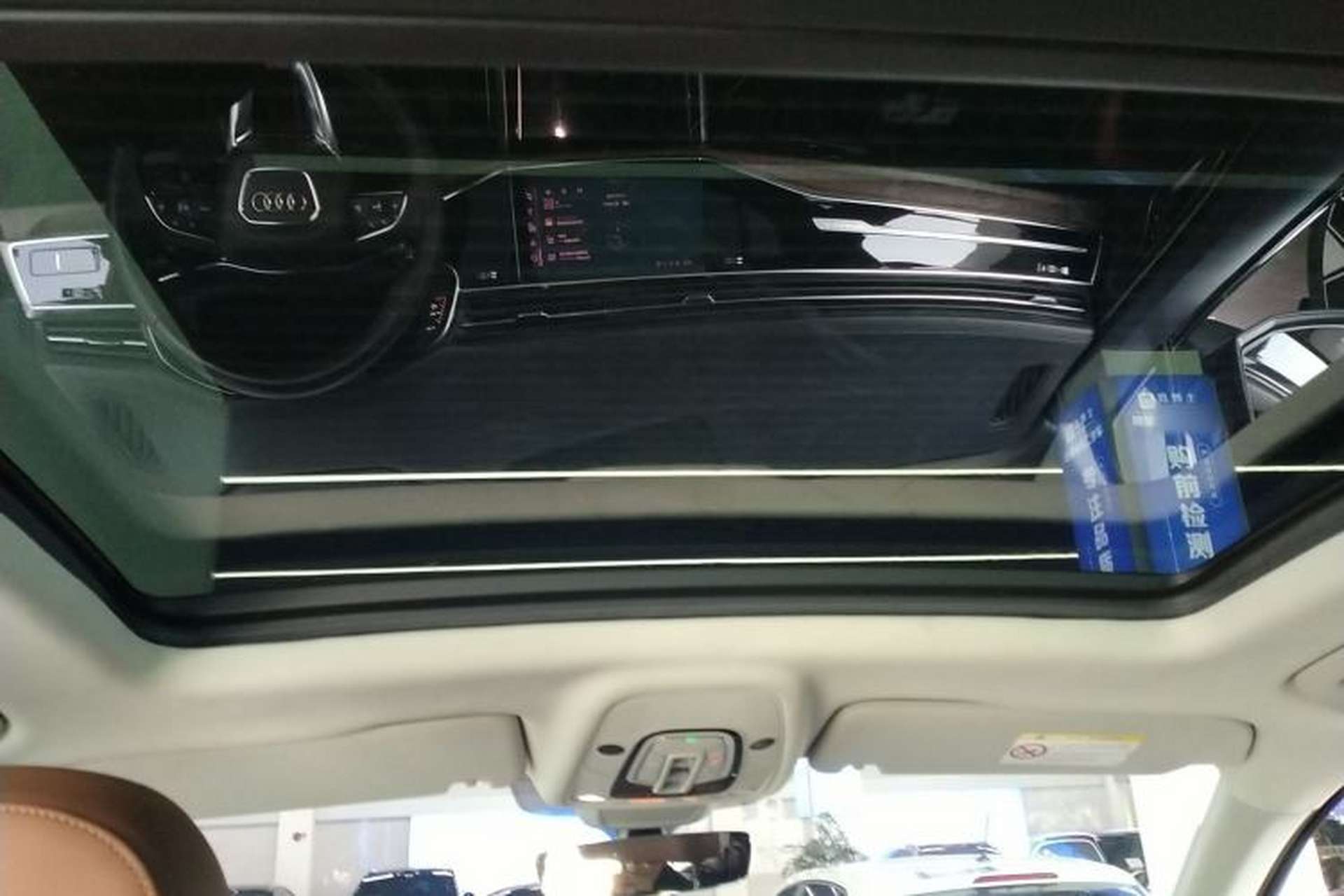 Used Audi Q7 2021 55 TFSI quattro S line Sport model Headliner
