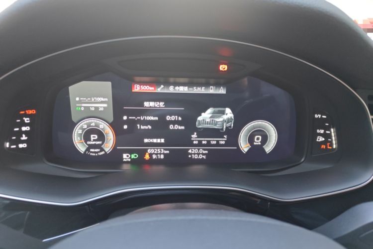 Used Audi Q7 2021 55 TFSI quattro S line Sport model Instrument Cluster