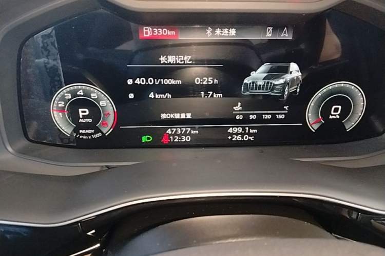 Used Audi Q7 2021 45 TFSI quattro S line Sport model Instrument Cluster
