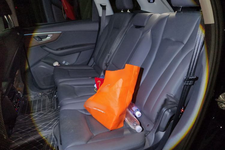 Used Audi Q7 2021 55 TFSI quattro S line Sport model Left Rear Seat