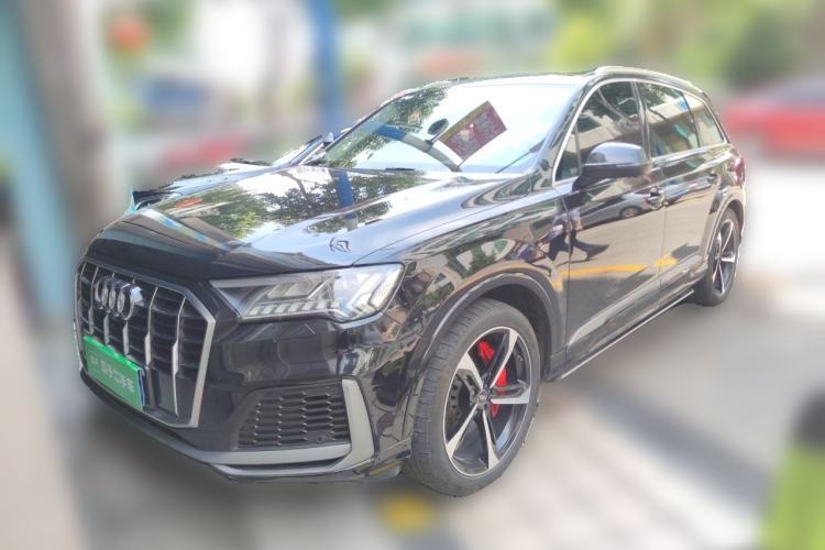 Used Audi Q7 2021 55 TFSI quattro S line Sport model Guazi used car, China used car export, Used car for sale, Used cars, Cheapest cars for sale
