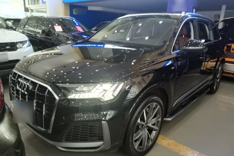 Used Audi Q7 2021 55 TFSI quattro S line Sport model Guazi used car, China used car export, Used car for sale, Used Audi cars, Cheapest cars for sale