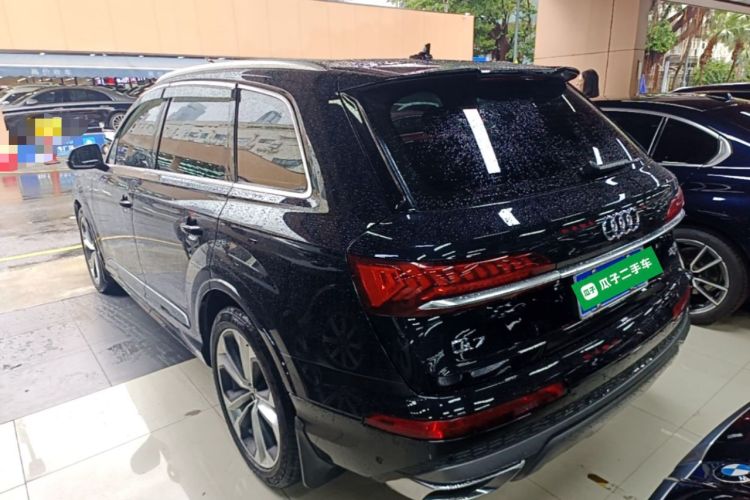 Used Audi Q7 2021 55 TFSI quattro S line Prestige Edition Rear Left 45 Deg