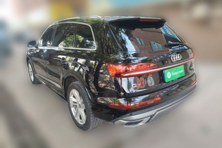 Used Audi Q7 2021 55 TFSI quattro S line Sport model Rear Left 45 Deg