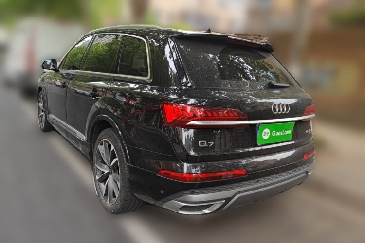 Used Audi Q7 2021 55 TFSI quattro S line Sport model Rear Left 45 Deg