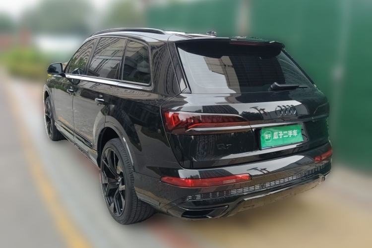 Used Audi Q7 2021 45 TFSI quattro S line Sport model Rear Left 45 Deg