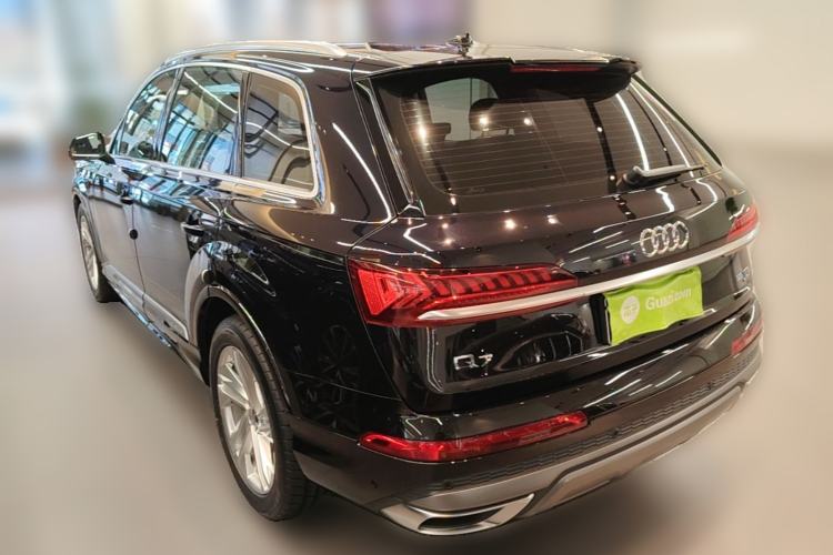 Used Audi Q7 2021 55 TFSI quattro S line Sport model Rear Left 45 Deg