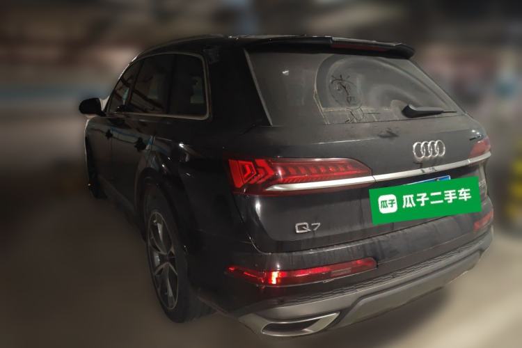 Used Audi Q7 2021 55 TFSI quattro S line Sport model Rear Left 45 Deg