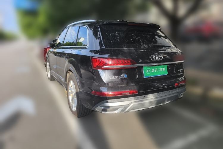 Used Audi Q7 2021 45 TFSI quattro S line Sport model Rear Left 45 Deg