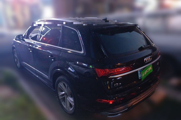 Used Audi Q7 2021 45 TFSI quattro S line Sport model Rear Left 45 Deg