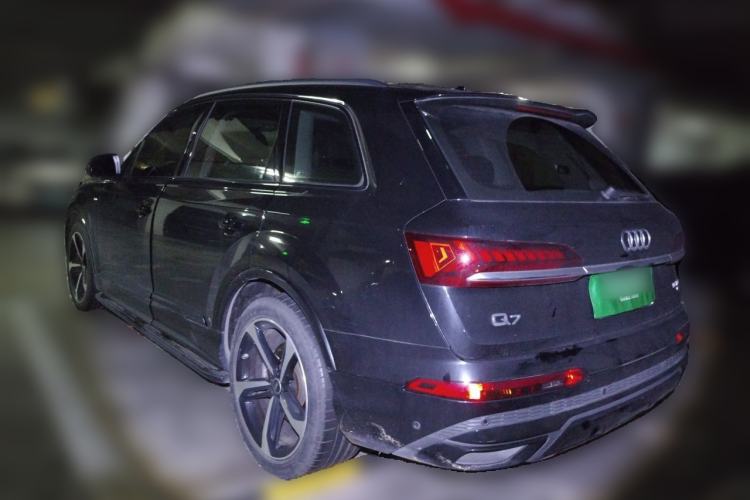 Used Audi Q7 2021 55 TFSI quattro S line Sport model Rear Left 45 Deg