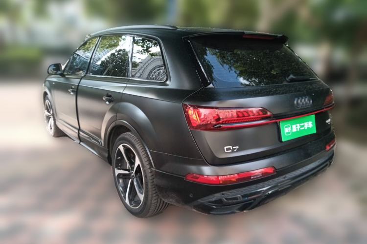Used Audi Q7 2021 55 TFSI quattro S line Sport model Rear Left 45 Deg